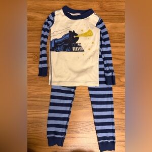 Hanna Andersson Blue Striped Kids Pajamas